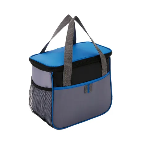Geantă frigorifică cu mânere, poliester 210D, 5.7 L, albastru