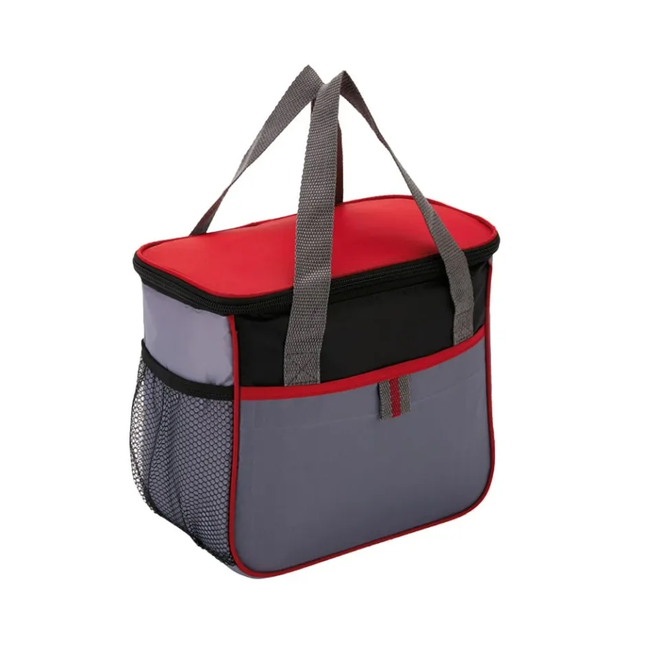 Geantă cooler cu mânere, poliester 210D, 5,7 L, roșu