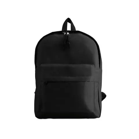 Ghiozdan More Than Gifts Bapal, poliester 600D, 29 x 11.5 x 38 cm, negru