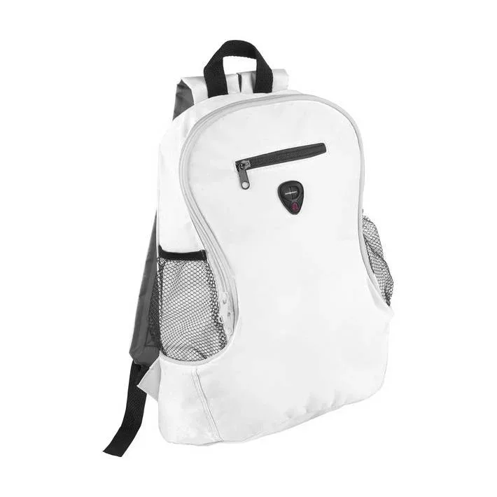 Rucsac Cool Saturn, poliester 600D, alb