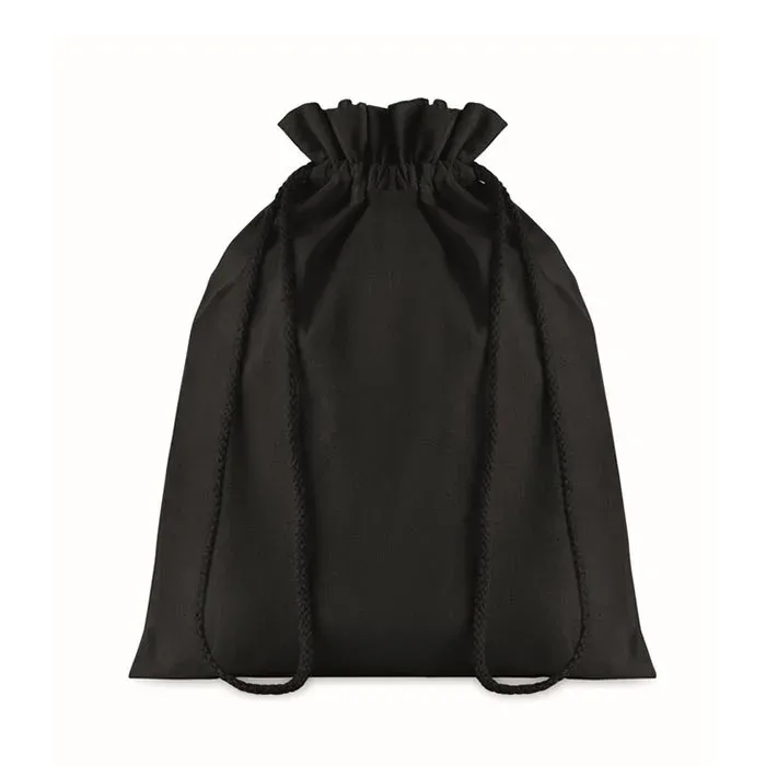Rucsac cu șnur More Than Gifts Taske, bumbac, 105 g/m2, 250 x 320 mm, negru