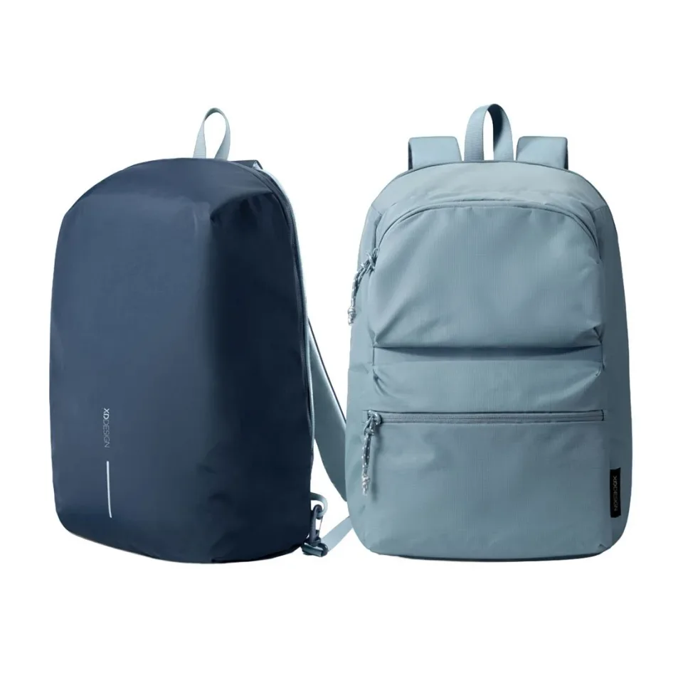 Rucsac XD Design Switch, reversibil, 16'', 22 L, albastru deschis și albastru închis