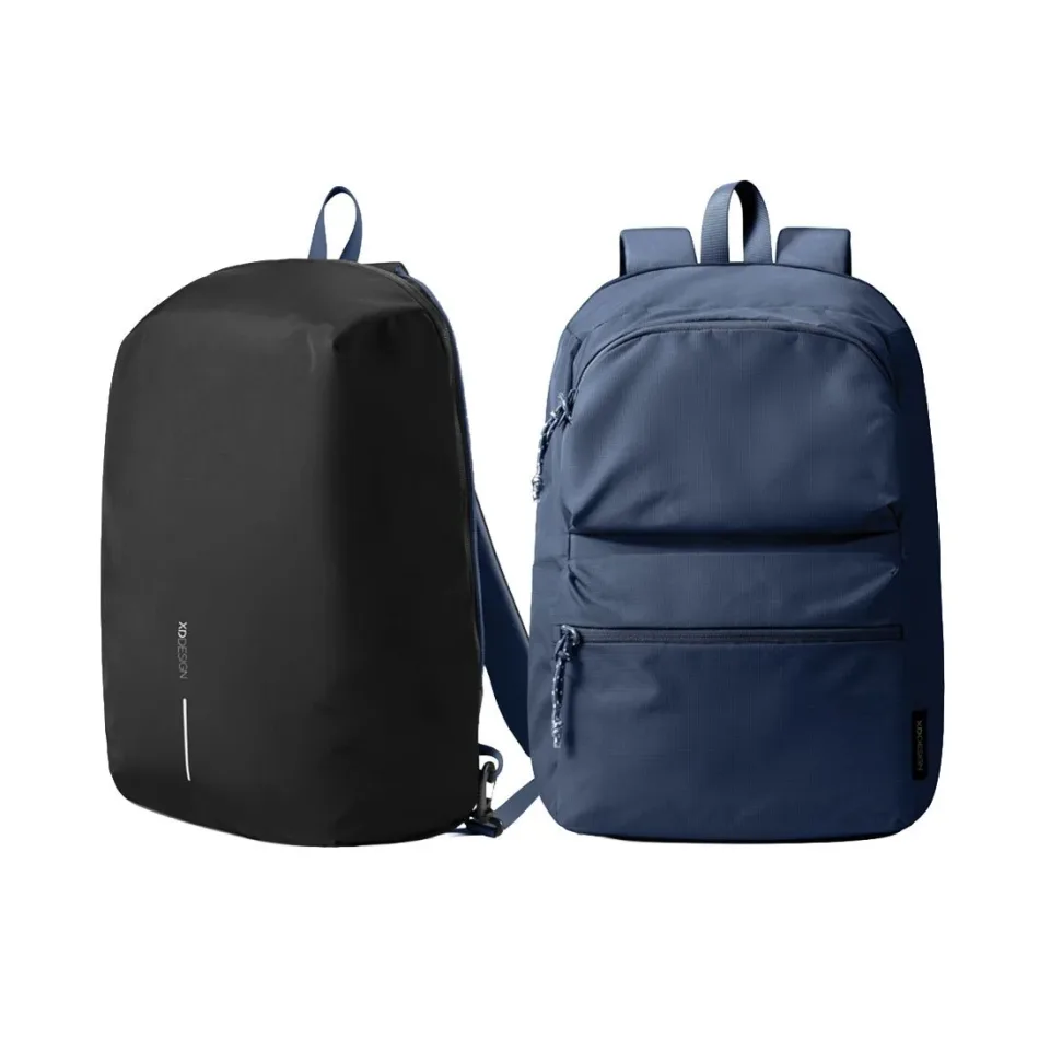 Rucsac XD Design Switch, reversibil, 16'', 22 L, albastru închis și negru