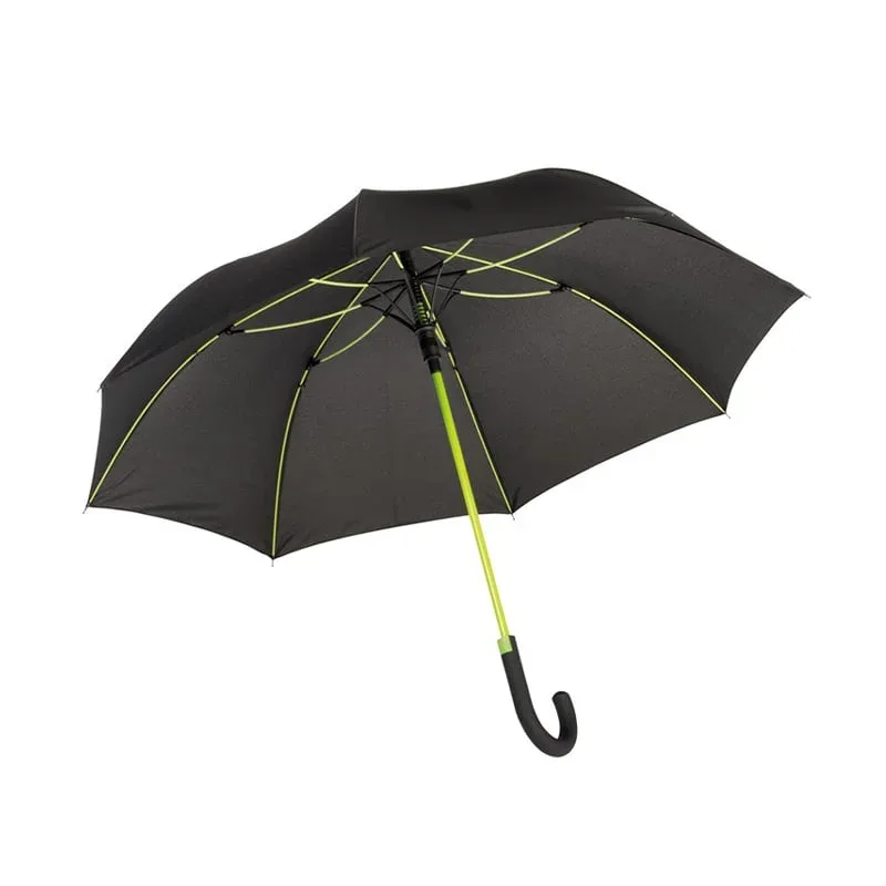 Umbrelă TOPS Cancan, automatică, negru-verde