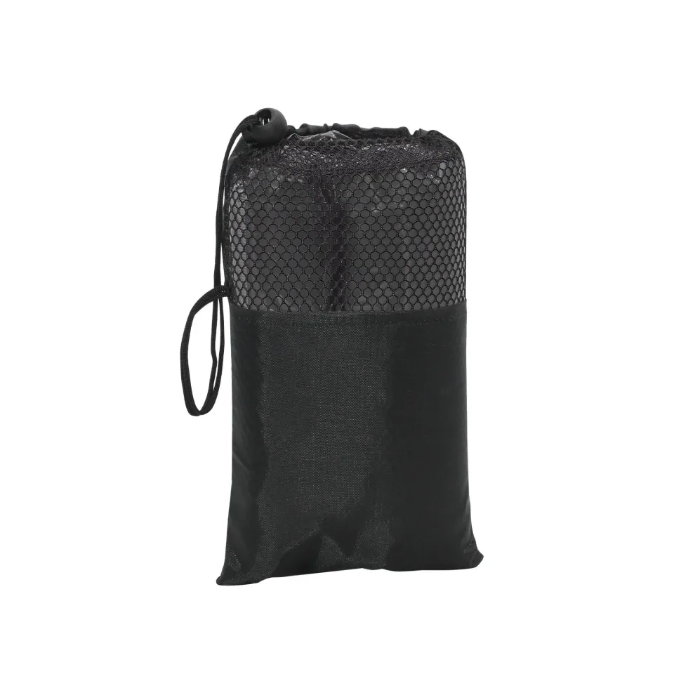 Pelerină de ploaie Rainman, cu glugă, în husă cu buzunar, 140 x 203 cm, negru