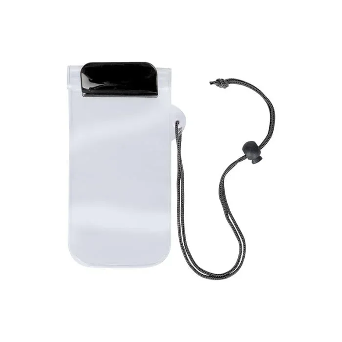 Husă telefon Wapro, 95 x 230 mm, transparentă, neagră