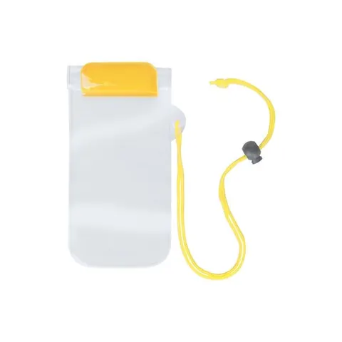 Husă telefon Wapro, 95 x 230 mm, transparentă, galbenă