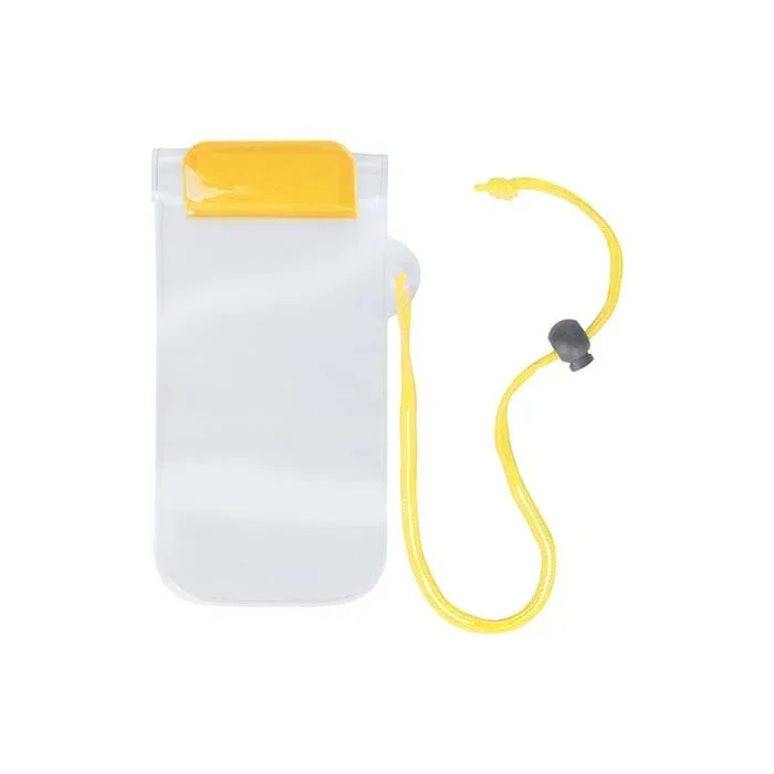 Husă telefon Wapro, 95 x 230 mm, transparentă, galbenă
