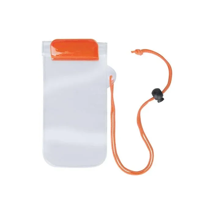 Husă pentru telefon Wapro, 95 x 230 mm, transparentă, portocaliu