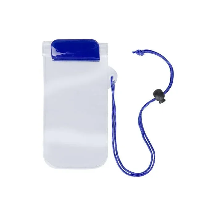 Husă telefon Wapro, 95 x 230 mm, transparentă, albastră