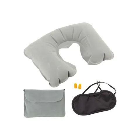Perna de călătorie Cool Travel Skycap, gonflabilă, gri