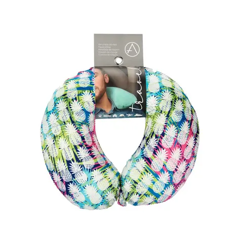 Perna de călătorie Vaiven, memory foam, cu design decorativ, culori asortate