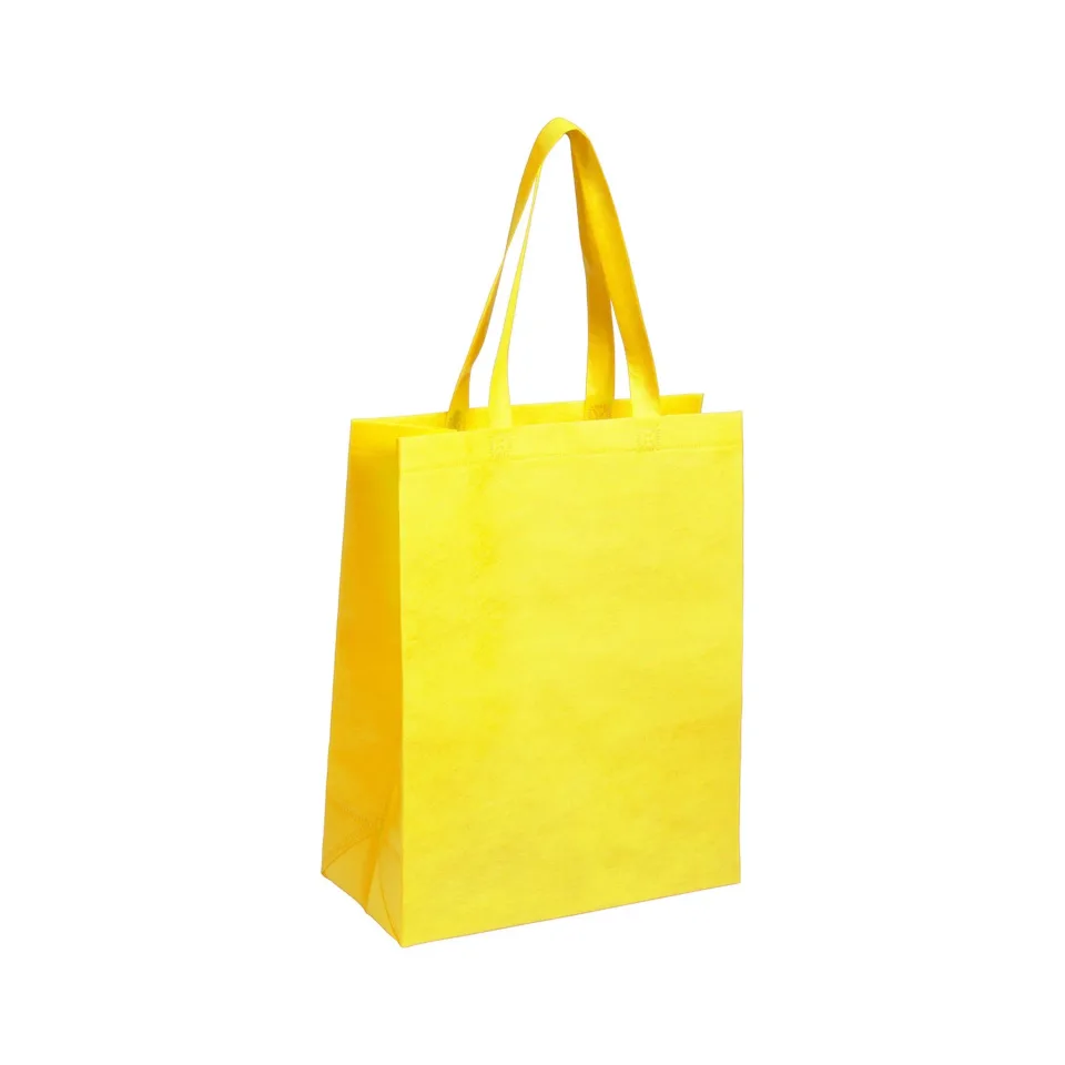 Geantă Cool Cattyr, pliabilă, din material nețesut, 32 x 42 x 15 cm, galben