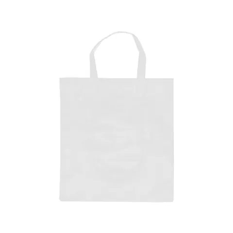 Geantă frigorifică Konsum, pliabilă, material textil netesut, 38 x 42 cm, alb