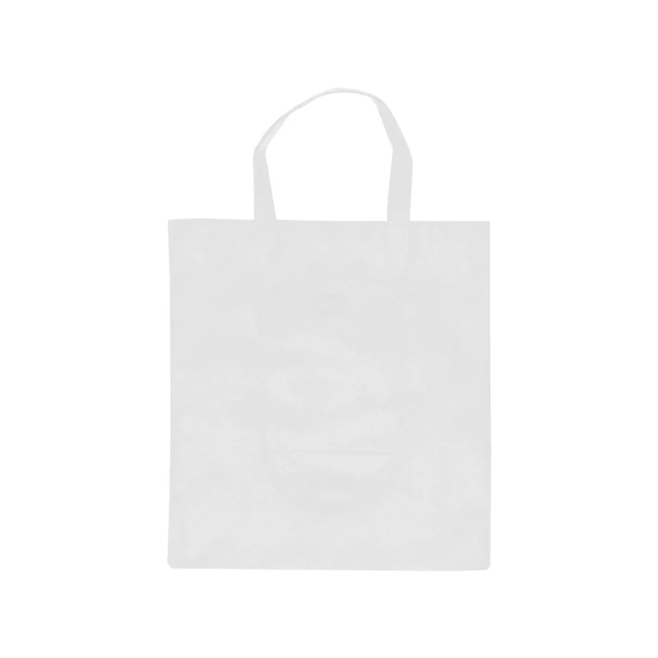 Geantă frigorifică Konsum, pliabilă, material textil netesut, 38 x 42 cm, alb