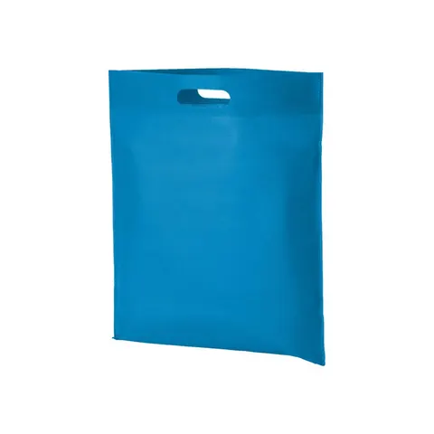 Geantă cu șnur Cool Mizzen, material textil netesut, 34 x 43 cm, albastru deschis