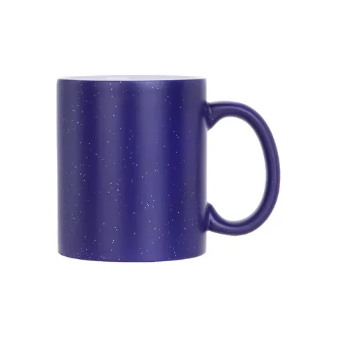Cană magică BESTSUB, ceramică, 330 ml, albastru, personalizabilă