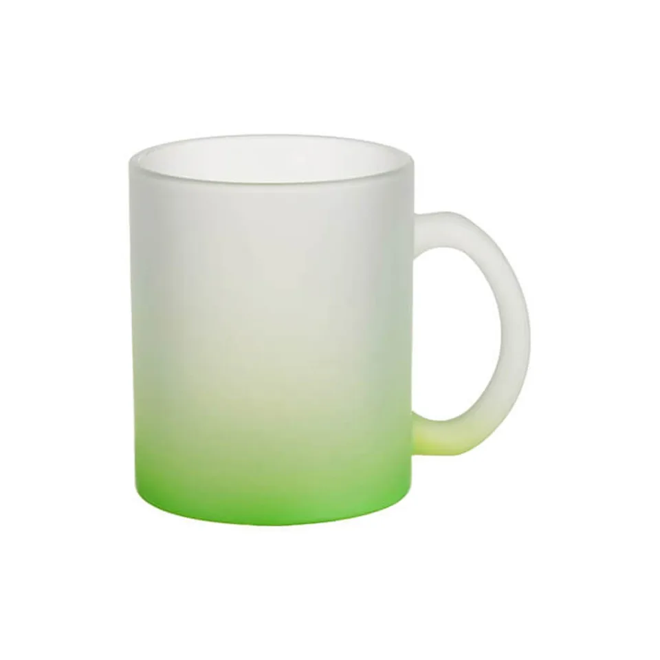 BESTSUB Ceașcă pentru sublimare mată, verde, 330 ml