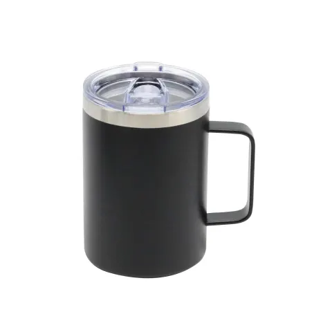Heat Ceașcă termică, metal, 350 ml, negru