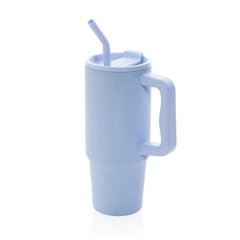 Ceașcă termică Embrace, metal, cu capac, 900 ml, albastru deschis