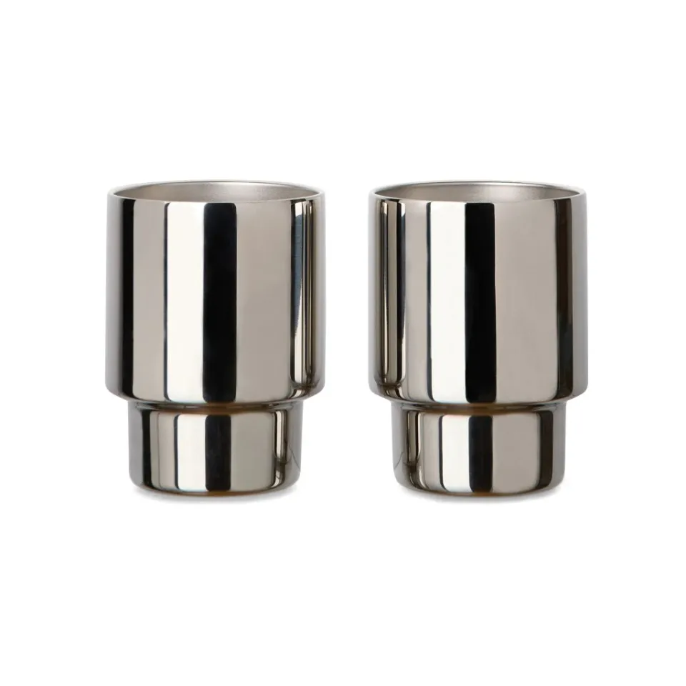 Set de cești Vinga Nagano, oțel inoxidabil, 160 ml, 2 buc.