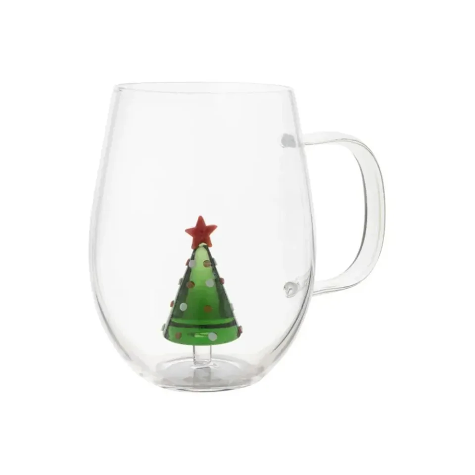 Ceașcă 3D More Than Gifts Sjonsta, sticlă borosilicată, cu mâner, 550 ml