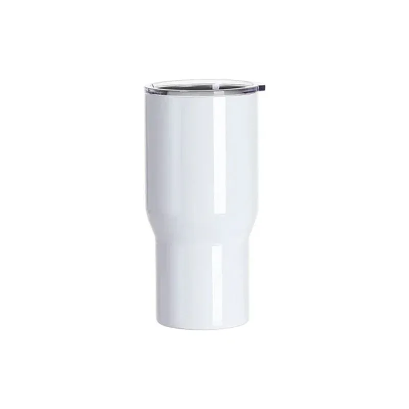 BESTSUB Ceașcă de călătorie cu capac, oțel inoxidabil, 650 ml, alb