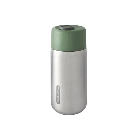 Ceașcă termică Black+Blum, blocabilă, 340 ml, verde închis