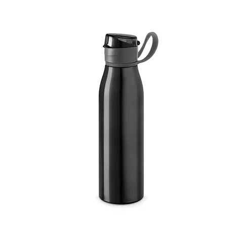 Hi!dea Sticlă Korver, sport, metal, 650 ml, negru