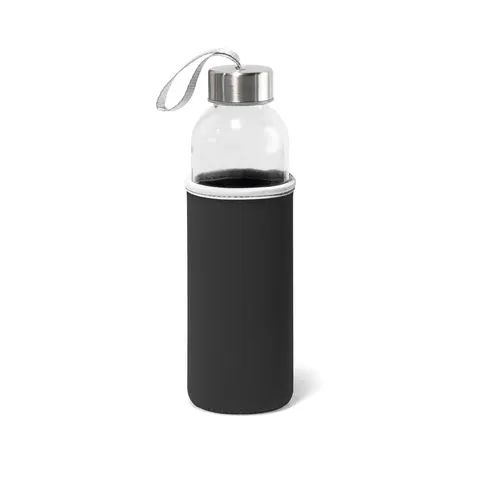 Sticlă Raise, din sticlă, cu husă neagră, 520 ml