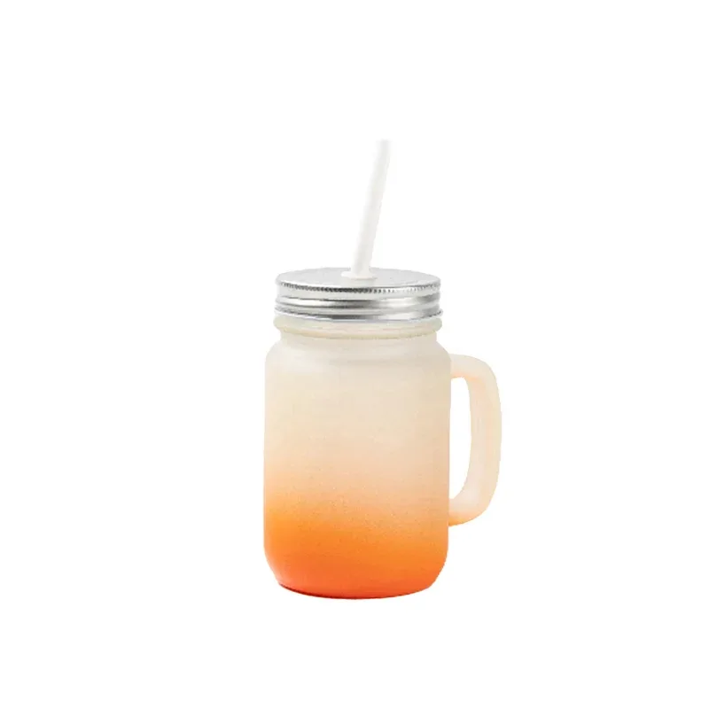 Borcan mat pentru sublimare BESTSUB, portocaliu, 350 ml