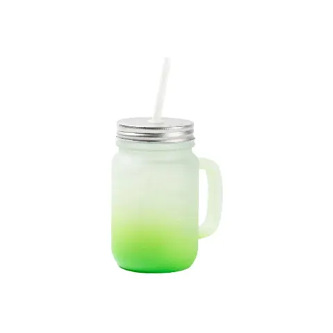 Borcan mat pentru sublimare BESTSUB, verde, 350 ml