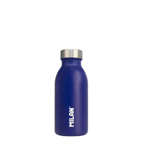 Sticlă de apă Milan Acid, izotermă, 354 ml, albastră