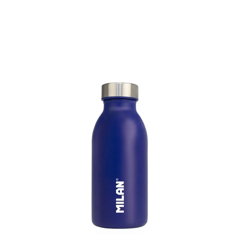 Sticlă de apă Milan Acid, izotermă, 354 ml, albastră