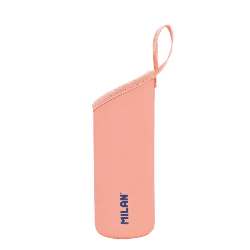 Husă pentru sticlă Milan 1918, neopren, 590 ml, roz
