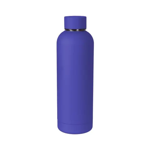 Sticlă Top, metal, 6.5 x 24 cm, albastră, 500 ml