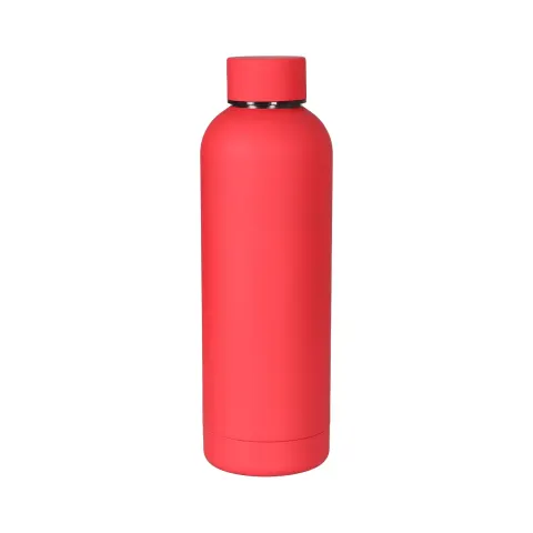 Sticlă Top, metal, 6.5 x 24 cm, roșie, 500 ml