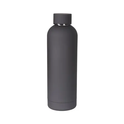 Sticlă Top, metal, 6.5 x 24 cm, neagră, 500 ml