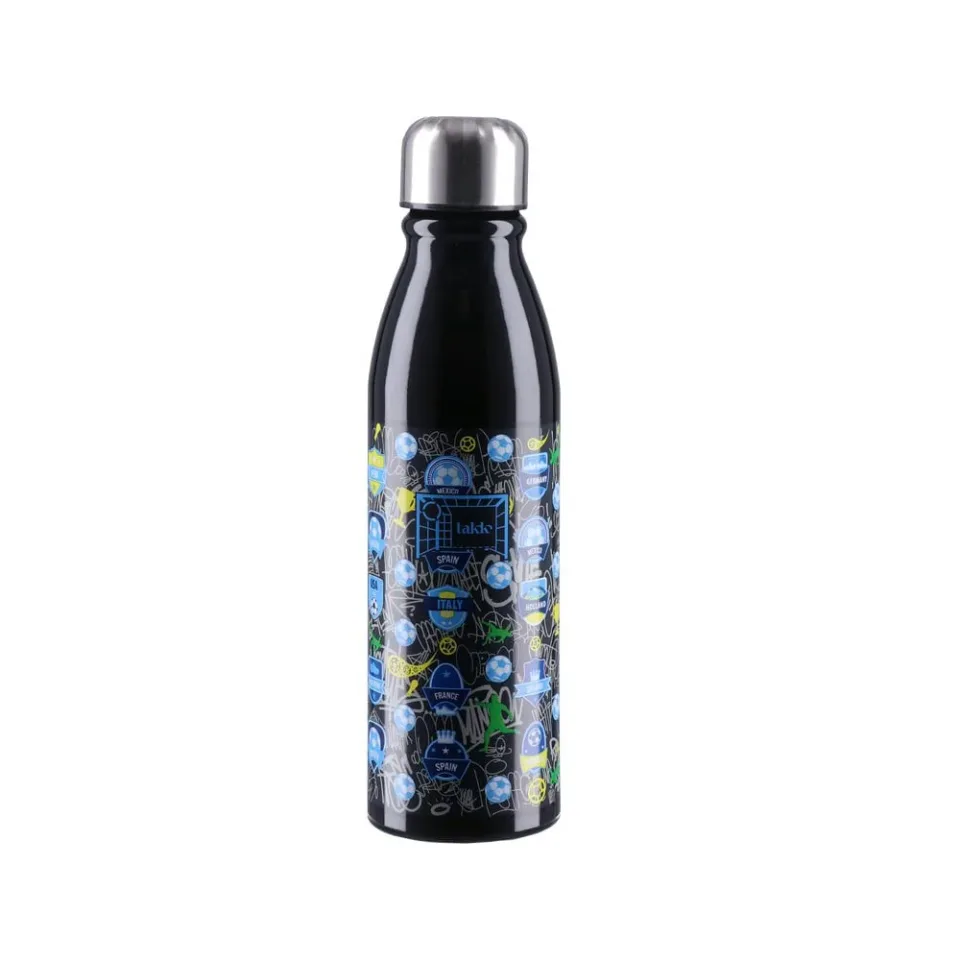 Sticlă Takk Hydro Class, oțel, 600 ml, asortat, 1 buc.