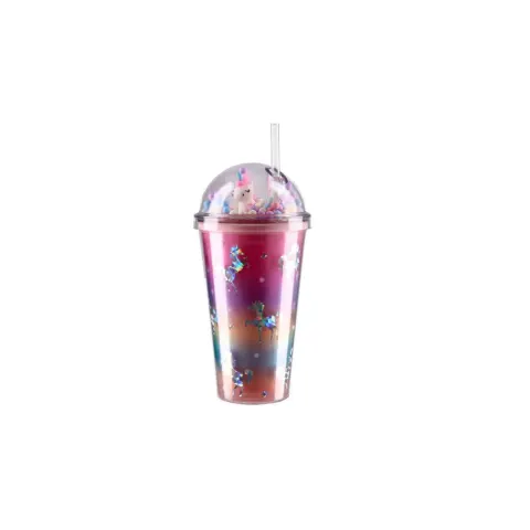 Sticlă Takk Lagro 30, unicorn, 450 ml, asortat, 1 buc.