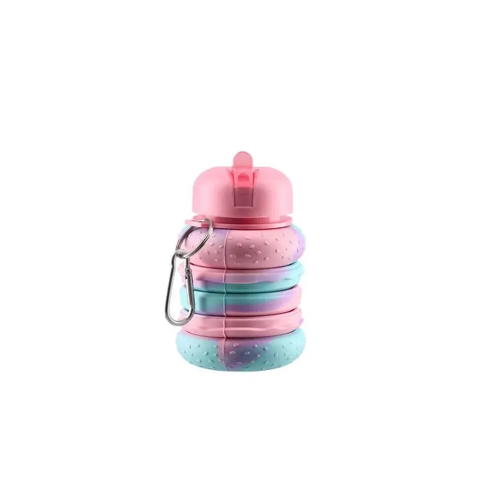 Sticlă Takk Roby, pliabilă, 550 ml, culori pastel, asortat, 1 buc.