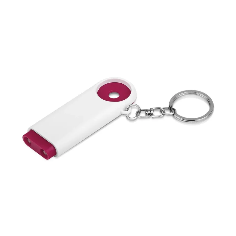 Breloc Token, 7 x 1 x 2.5 cm, bordo