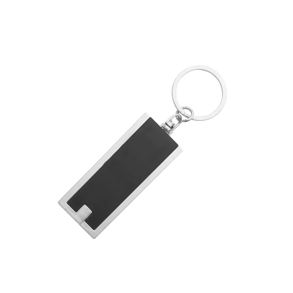 Breloc Cool Industrial, cu lanternă, negru