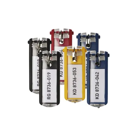 Brelocuri Durable, de rezervă, cu etichetă, 6 bucăți, asortat