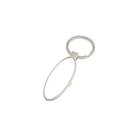 Breloc oval BESTSUB cu desfăcător de sticle, alb
