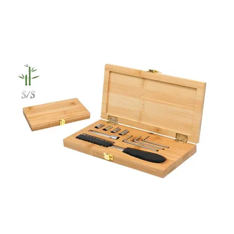 Set de unelte Gadgets, 19 piese, cutie de bambus