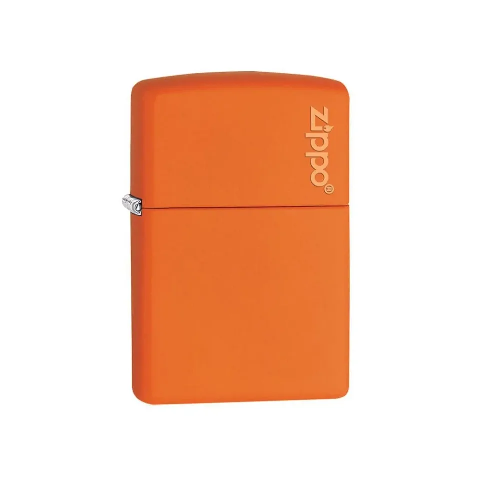 Brichetă Zippo 231ZL – portocaliu mat clasic, logo Zippo