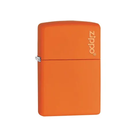 Brichetă Zippo 231ZL – portocaliu mat clasic, logo Zippo