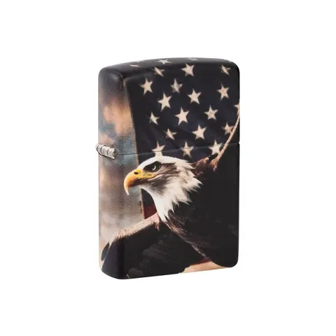 Brichetă Zippo 46383 – model vultur cu steagul SUA