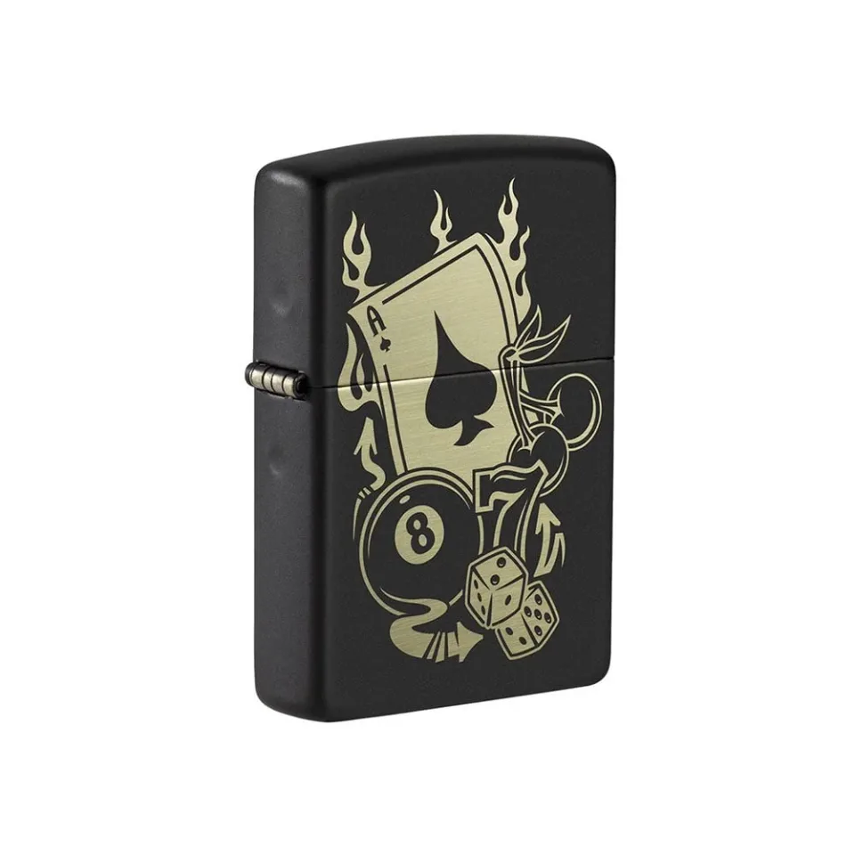 Brichetă Zippo 49257 – model jocuri de noroc